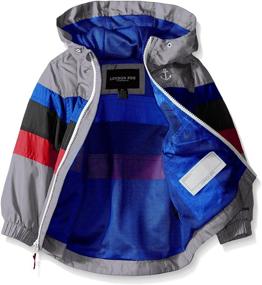 img 2 attached to London Fog Chest Stripe Jacket Boys' Clothing