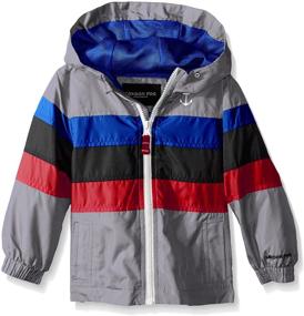 img 3 attached to London Fog Chest Stripe Jacket Boys' Clothing