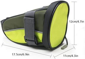 img 2 attached to 🔦 FANCYWING LED Cycling Saddle Bag with Reflective Turn Signal Indicator Light - Lightweight, Waterproof, Safe for Nighttime Bike Riding