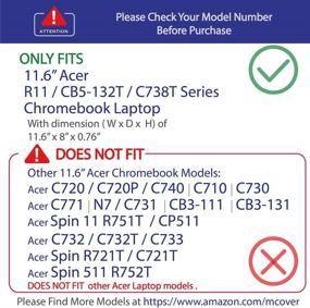 img 1 attached to MCover Chromebook CB5 132T Compatible Convertible