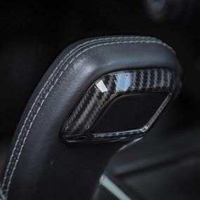 img 3 attached to JeCar для головки переключателя передач Ford F150 отделка накладка рамки декоративная накладка рамки для Ford F150 2015 2016 2017 (волокно углерода)