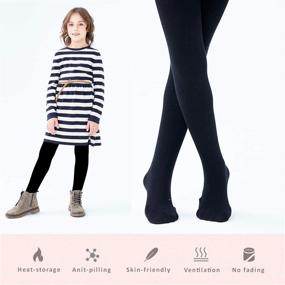 img 1 attached to Winter Leggings: HowJoJo Thermal Footless Girls' Clothing in Leggings