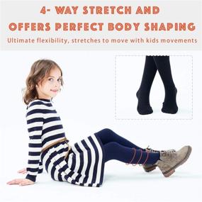 img 2 attached to Winter Leggings: HowJoJo Thermal Footless Girls' Clothing in Leggings