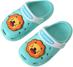 img 2 attached to 👦 Lightweight Kids' Sandals for Girls and Boys - Kiwufoder Toddler Shoes for Sandals