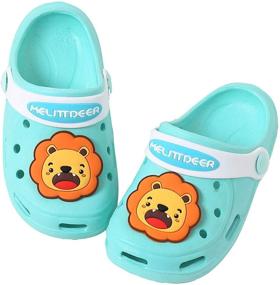 img 4 attached to 👦 Lightweight Kids' Sandals for Girls and Boys - Kiwufoder Toddler Shoes for Sandals