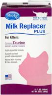 pet ag milk replacer plus for kittens: 32.0 fl oz - optimal nutrition for your furry friends logo