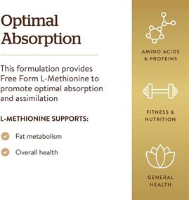 img 1 attached to 🌱 Solgar L-Methionine 500 mg: Antioxidant & Fat Metabolism Support - 90 Veg Caps - Vegan, Gluten Free, Dairy Free, Kosher