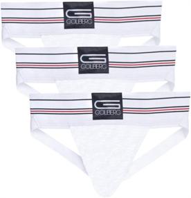 img 1 attached to GOLBERG G Men’s Athletic Supporters (3 Pack): High-Performance Jock Strap Underwear with Extra Strength Elastic - Guaranteed Comfort and Support