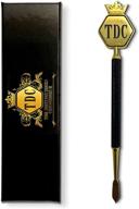 the distinguished connoisseur black and gold wax carving tool - 4.5 inch - stainless steel custom tdc logo for wax sculpting + custom carrying case logo