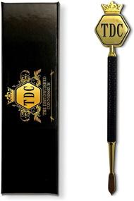 img 4 attached to The Distinguished Connoisseur Black and Gold Wax Carving Tool - 4.5 Inch - Stainless Steel Custom TDC Logo for Wax Sculpting + Custom Carrying Case