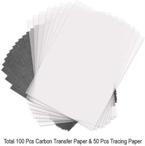 img 3 attached to 🔥 Selizo 150 Pcs Tracing Paper and Carbon Graphite Paper: Perfect for Wood Burning Transfer, Wood Carving, and Tracing Projects