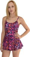 private island swimmingsuit attached leopard women's clothing logo