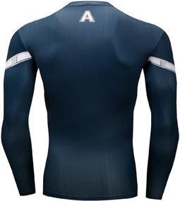 img 2 attached to GYM GALA T Shirt Compression XX Large Men's Clothing and Active