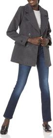 img 1 attached to Lark Ro Breasted Peacoat Charcoal Women's Clothing in Coats, Jackets & Vests