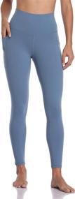 img 2 attached to 👖 Colorfulkoala Women's High Waisted Yoga Pants: Stylish 7/8 Length Leggings with Convenient Pockets