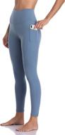 👖 colorfulkoala women's high waisted yoga pants: stylish 7/8 length leggings with convenient pockets логотип