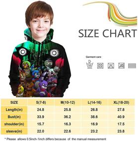 img 1 attached to 🐻 EmeJate Kids Bear Hoodie Youth Pullover Sweatshirt: Fashionable Unisex Apparel for Boys and Girls