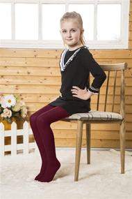 img 1 attached to 🧦 Shop the Best Selection of Tights Children Leggings and Uniforms for Girls' Clothing - Socks & Tights Galore!