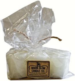 img 1 attached to 🍒 Warm Glow Candle Co. Multi-Pack of White Cherry Cheesecake Votive Candles (6 Pieces)