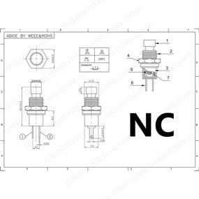 img 1 attached to Clyxgs Momentary Push Button Switch: Industrial Electrical Efficiency at Your Fingertips