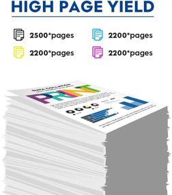 img 2 attached to 🖨️ Ink E-Sale Brother TN221 TN225 Toner Cartridge Replacement (KCMY, 4-Pack) - Compatible with HL3170CDW HL-3170CDW, HL3140CW HL3180CDW, MFC9130CW MFC9330CDW MFC9340CDW