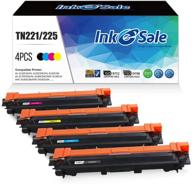 🖨️ ink e-sale brother tn221 tn225 toner cartridge replacement (kcmy, 4-pack) - compatible with hl3170cdw hl-3170cdw, hl3140cw hl3180cdw, mfc9130cw mfc9330cdw mfc9340cdw logo