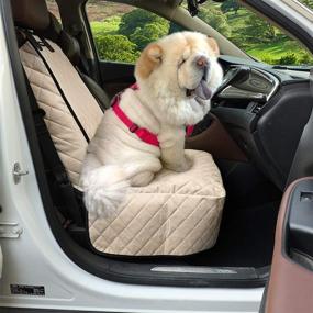 img 3 attached to 🐶 Fatty ChowChow Car Seat Covers – 100% Waterproof Protector for Pets, Scratch Proof, Non-Slip & Durable – Ideal for Cars, Trucks, and SUVs