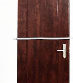 img 3 attached to 🚪 PUGED Home Defense Security Bar - Door Stopper & Barricade Device for Front Door - Enhanced Security Door Bar