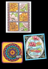 img 3 attached to Paper Wishes: Adult Coloring Books Collection - Unlock Your Creativity Anywhere - Inspiring Original Designs for At Home or On-the-Go Coloring