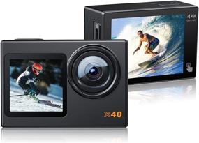 img 4 attached to 📸 Upgrade 2021 - 4K Action Camera, 30FPS 20MP Ultra HD, WiFi, 170° Wide Angle, EIS, 131FT Waterproof, Underwater Camera with Remote Control, Sony Sensor, Mounting Accessories Kit for Snorkeling & Vlogging