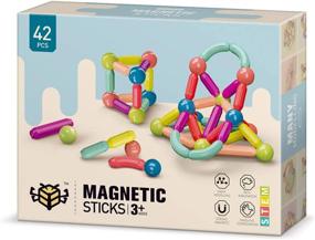 img 1 attached to 🔨 Magnetic Building Novelty & Gag Toys for Children: INSHERE Educational Fun!