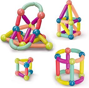 img 3 attached to 🔨 Magnetic Building Novelty & Gag Toys for Children: INSHERE Educational Fun!