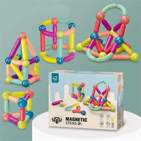 img 4 attached to 🔨 Magnetic Building Novelty & Gag Toys for Children: INSHERE Educational Fun!