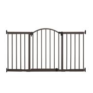 👶 summer metal expansion extra tall walk-thru baby gate - 6-foot-wide, bronze finish, ideal for 44” to 72” wide openings – perfect baby and pet gate for wide doorways logo