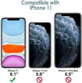 img 3 attached to 📱 JETech Silicone Case for iPhone 11 (2019) 6.1-Inch, Silky-Smooth Texture Full-Body Protective Case, Shockproof Cover with Microfiber Lining (Blue)