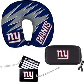 img 3 attached to 🏈 New York Giants NFL 4-Piece Travel Set - 13&#34; x 3&#34; x 12&#34;