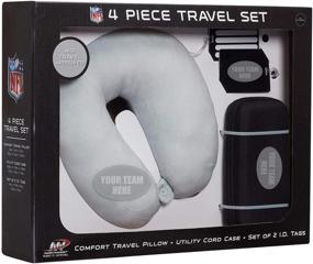 img 1 attached to 🏈 New York Giants NFL 4-Piece Travel Set - 13&#34; x 3&#34; x 12&#34;