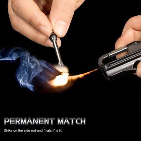 img 3 attached to 🔥 Morisk 2 Pack Permanent Match Keychain: Waterproof Fire Starter with Bottle Opener - Ideal EDC Key Chain Firestarter for Outdoor Emergencies & Cool Men's Gift