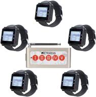 📟 retekess t128 restaurant pager system: wireless calling solution with 5 watch receivers and 5-key call button for restaurants, kitchens, clinics, and factories logo