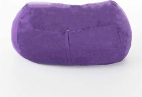 img 4 attached to 🪑 Plush and Stylish: Christopher Knight Home CKH 4' Purple Suede Bean Bag