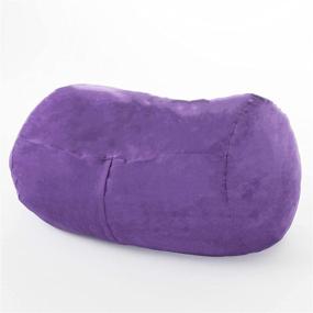 img 1 attached to 🪑 Plush and Stylish: Christopher Knight Home CKH 4' Purple Suede Bean Bag