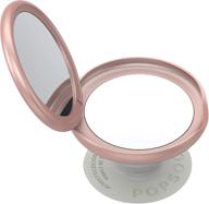 popsockets poptop: заменяемая верхняя часть для баз popgrip, 🔝 popgrip slide, otter+pop & popwallet+ - shimmer blush (только верхняя часть) логотип