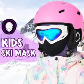 img 2 attached to Venswell Balaclava for Snowboarding: Windproof Children's Accessory for Girls in Cold Weather