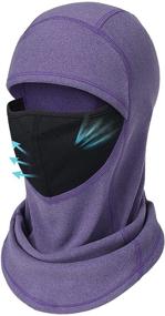 img 4 attached to Venswell Balaclava for Snowboarding: Windproof Children's Accessory for Girls in Cold Weather