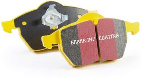 img 2 attached to 🏎️ EBC Brakes DP41254R Желтая улица и трек тормозная колодка: Максимальная производительность и надежность