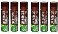 🌿 desert essence lip rescue therapeutic: tea tree oil pack of 6 for soothing and nourishing lips logo