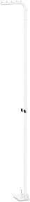 img 3 attached to 👕 Whitmor Magnetic White Laundry Valet Hanging Rod: Organize and Air Dry Your Clothes Effortlessly