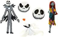 🎃 dress it up 7737: nightmare before christmas disney button embellishments - add spooky charm to your attire! logo