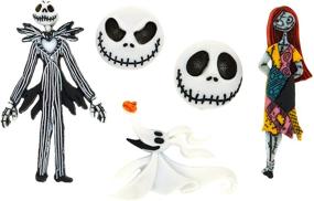 img 1 attached to 🎃 Dress It Up 7737: Nightmare Before Christmas Disney Button Embellishments - Add Spooky Charm to Your Attire!