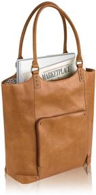 img 1 attached to 👜 Stylish and Functional: Solo New York Executive 15.6 Inch Bucket Tote in Espresso